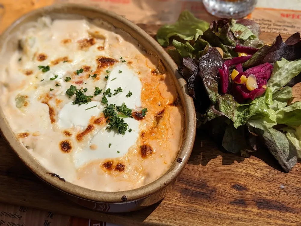 Gratin de Ravioles Tomate Chèvre
